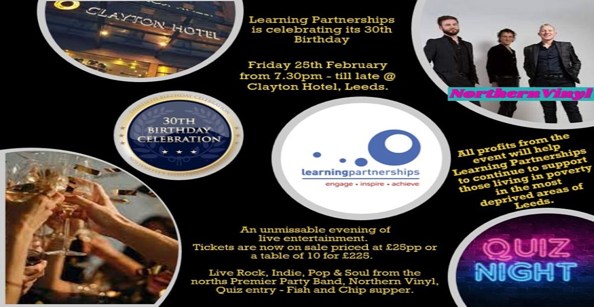 Clayton Christmas Concert 2022 Learning Partnership's Is Celebrating Its 30Th Birthday, Clayton Hotel  Leeds, Holbeck, February 25 2022 | Allevents.in