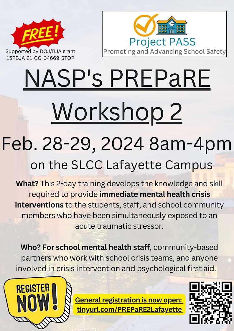 NASPs PREPaRE 2 Lafayette, 320 Devalcourt St, Devalcourt