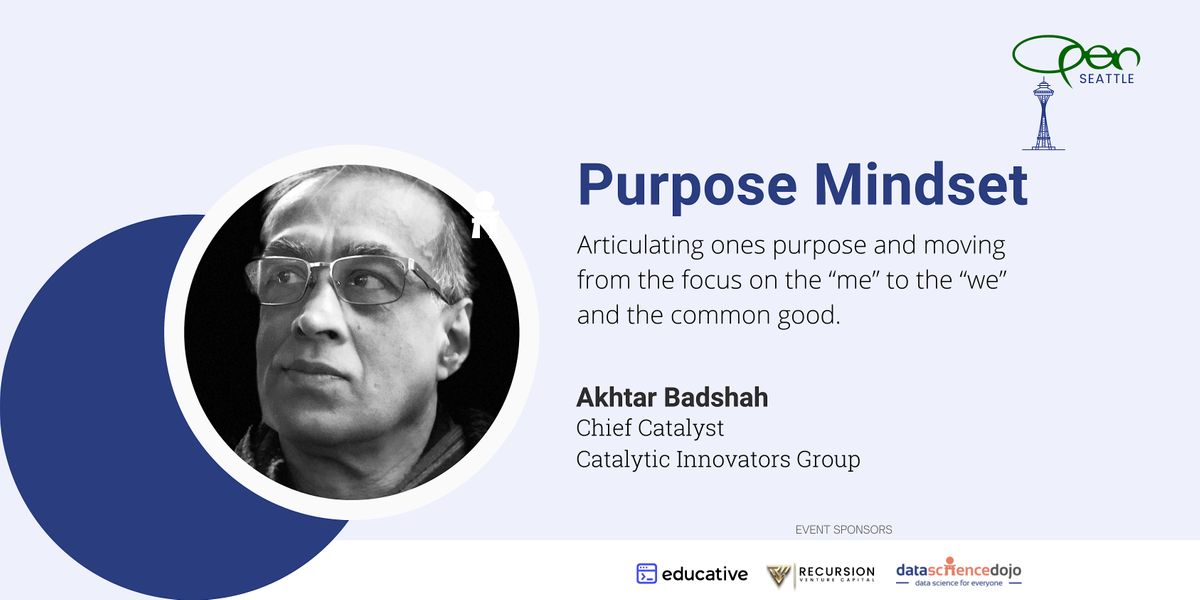 Purpose Mindset Articulating ones purpose and focusing on common good