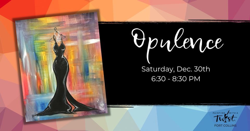 Opulence, add a candle!, Painting with a Twist (Fort Collins, CO