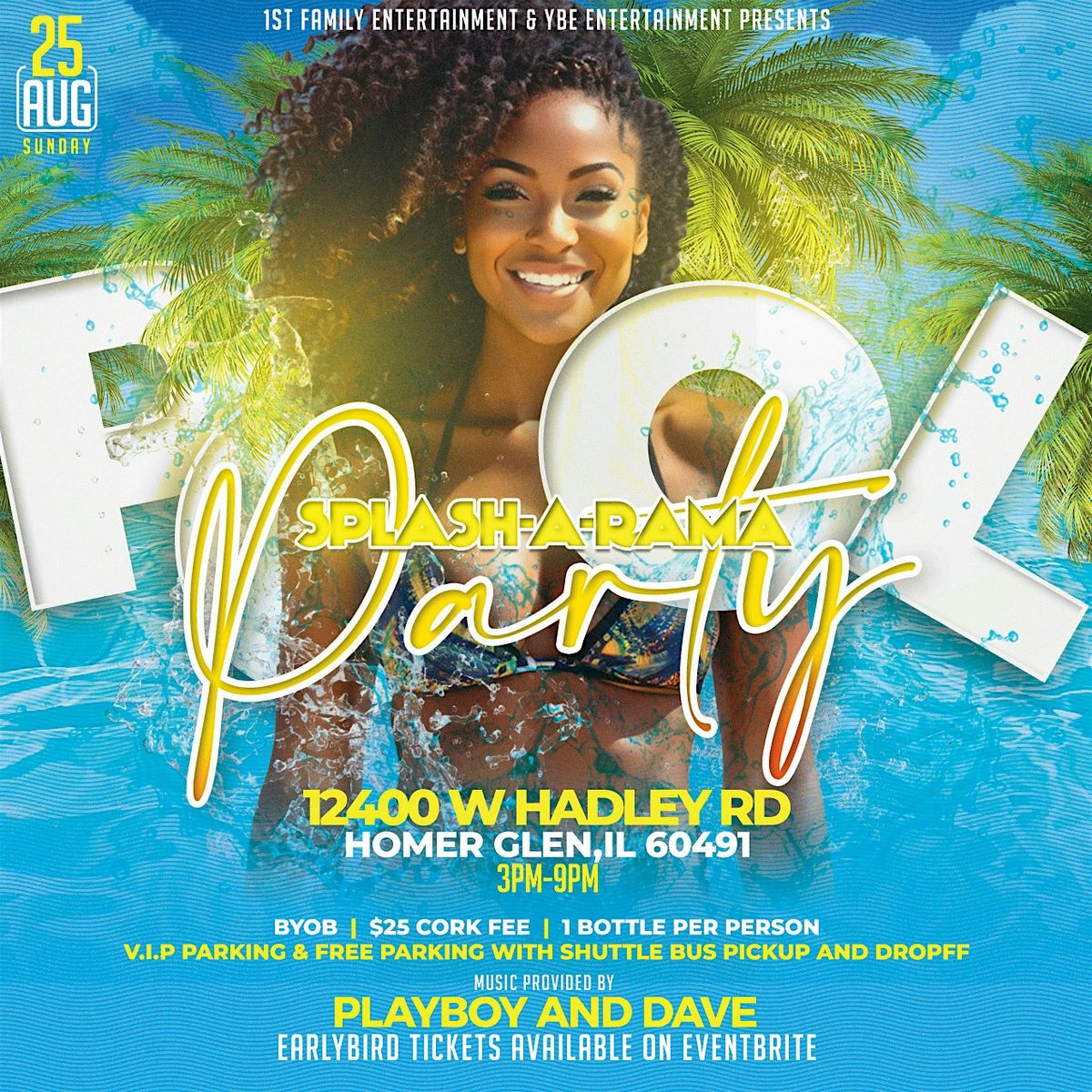 Splash-A-Rama Pool Party, 12400 W Hadley Rd, Homer Glen, 25 August 2024 ...