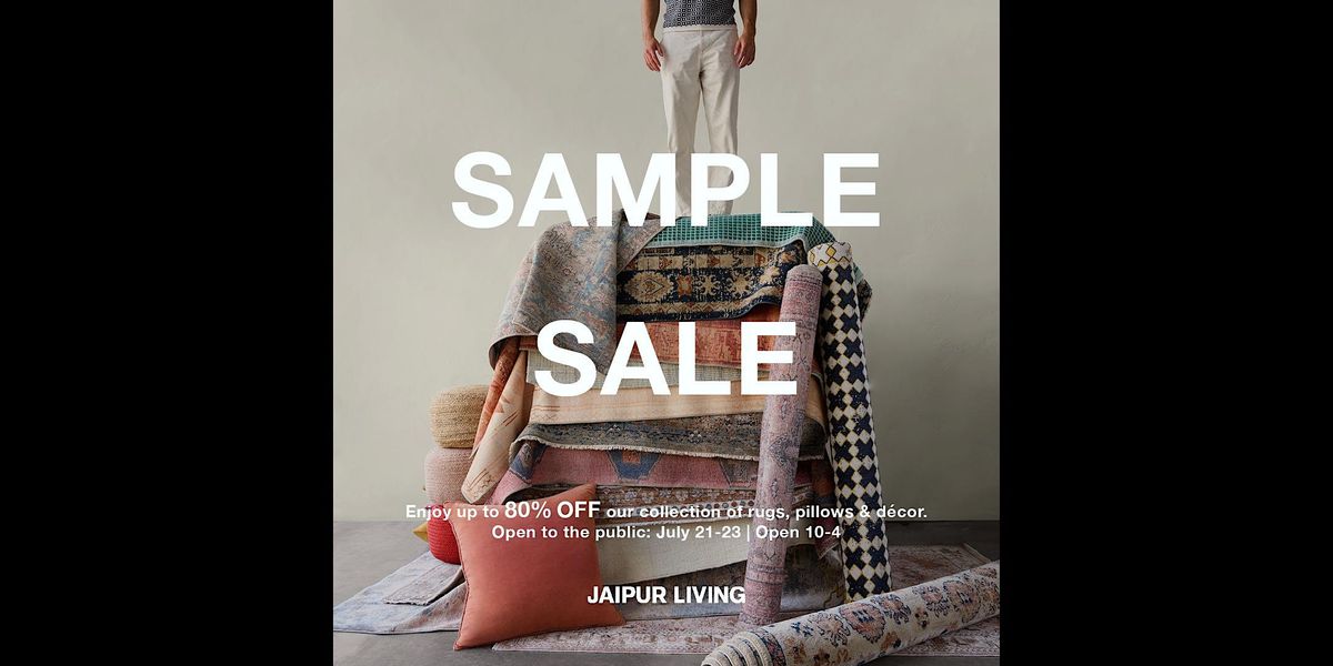 Jaipur Living Rug Sample Sale, Jaipur Living Showroom, Acworth, 21 July