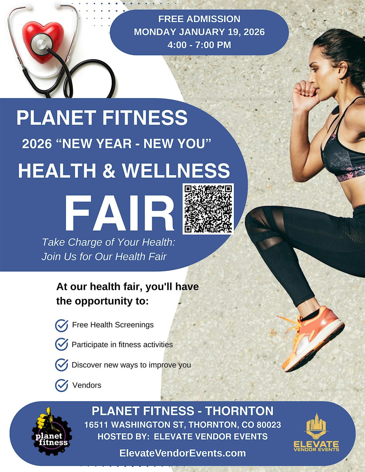 Planet Fitness “New Year – New You” Health & Wellness Fair, 19 January | Event in Thornton | AllEvents