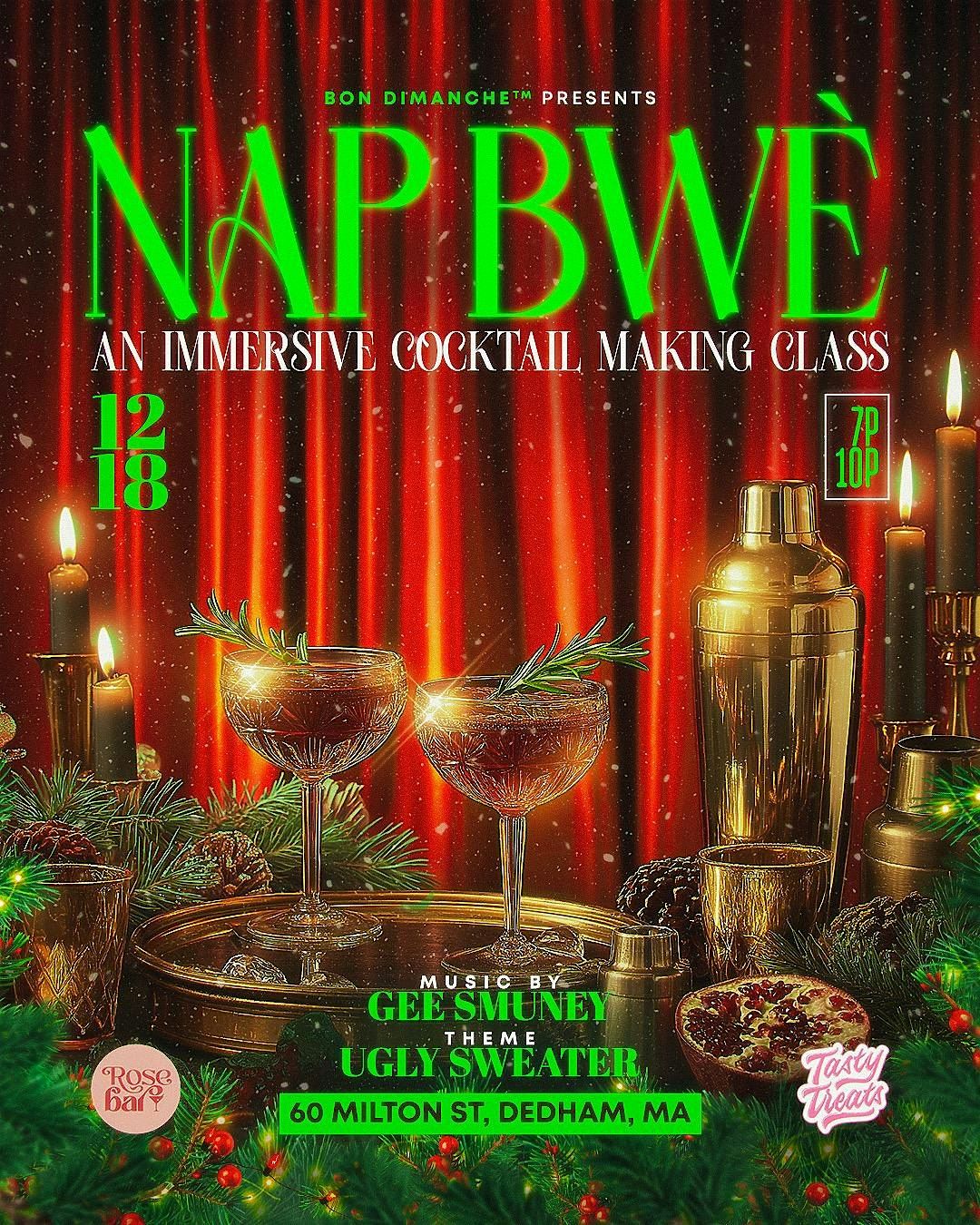 Nap Bwè, 18 December | Event in Dedham | AllEvents