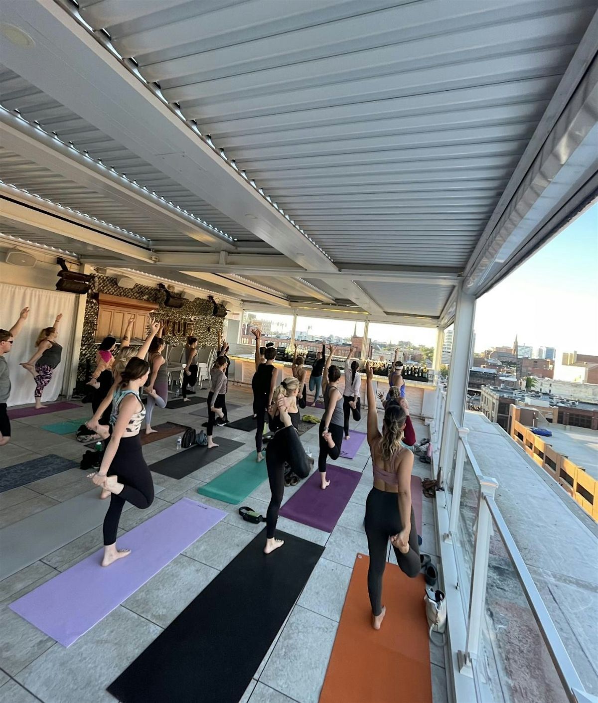 Rooftop Yoga & Sound bath at Sunset, Curtiss Hotel, Franklin Street ...