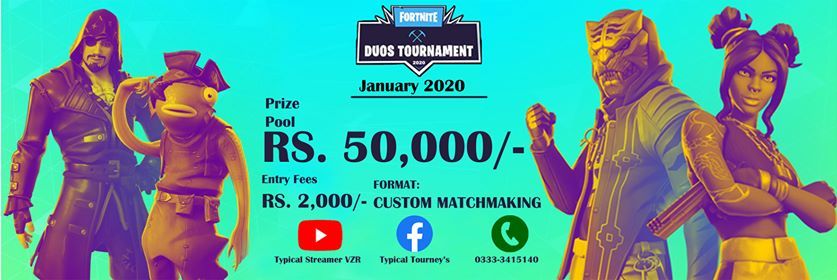 Fortnite Duo Tournament Worth Rs 50 000 At Gooline