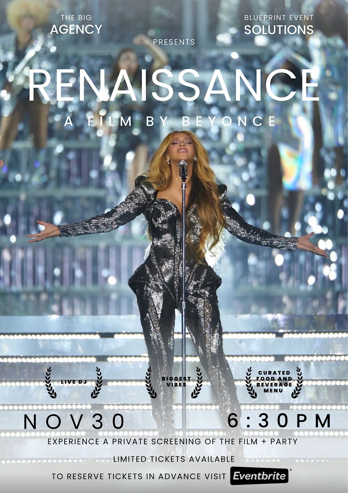 BIG Screening: Renaissance: A Film by Beyoncé, 30 November 2023 | AllEvents