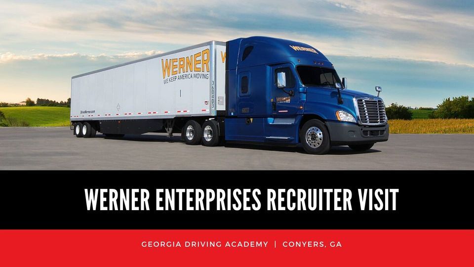 Werner Enterprises Recruiter Event in Conyers, Driving Academy