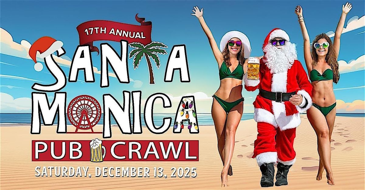 17th Annual SANTA Monica Pub Crawl, 13 December | Event in Santa Monica | AllEvents