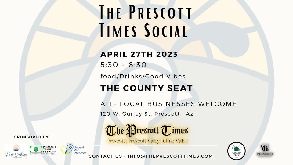 The Prescott times Social, 27 April | Event in Prescott | AllEvents.in