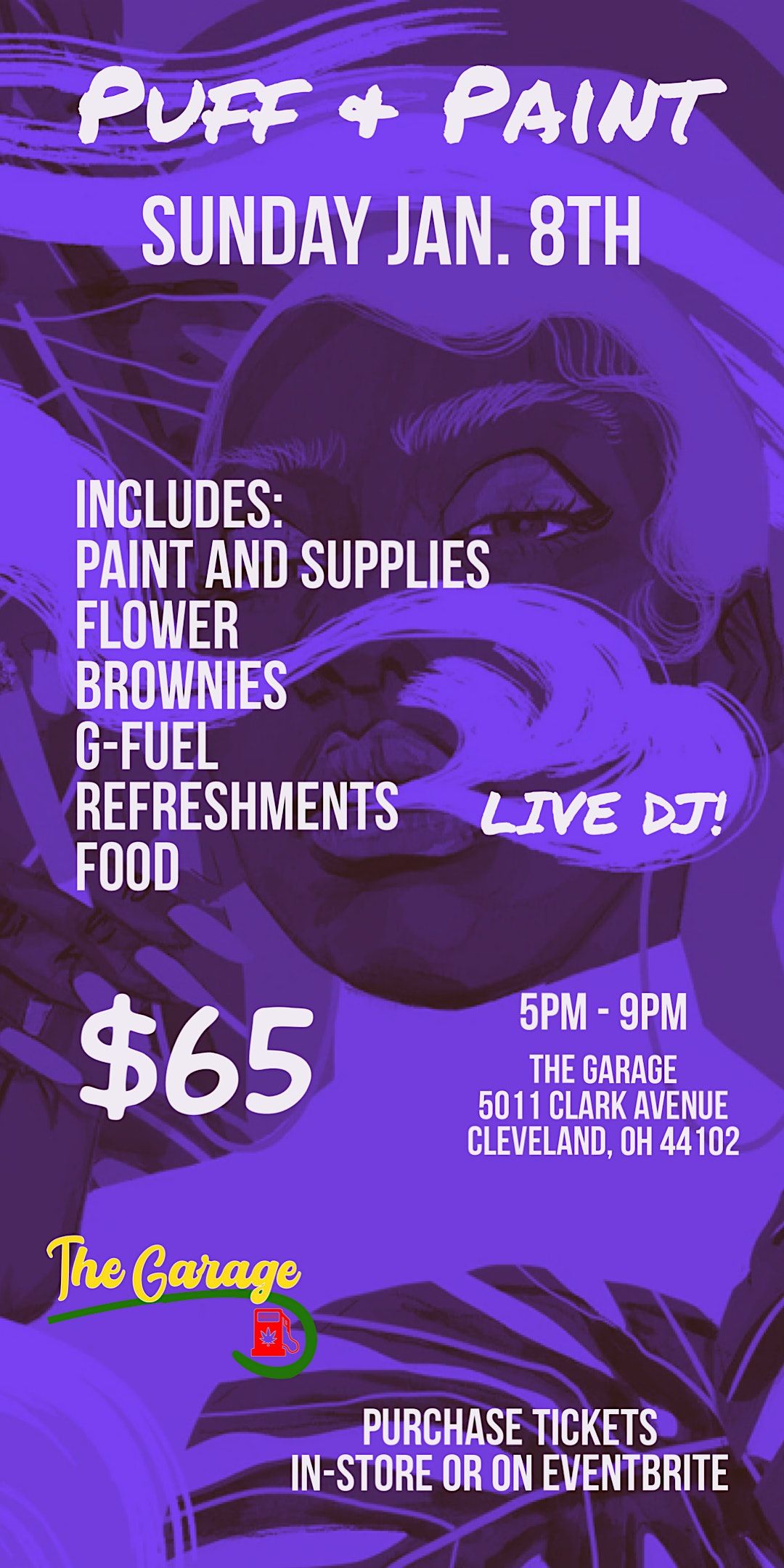 Puff n’ Paint, 5011 Clark Ave, Cleveland, January 8 2023 AllEvents.in