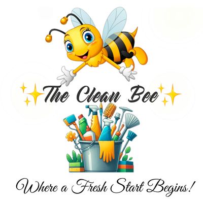 The Clean Bee Cleaning Co. logo