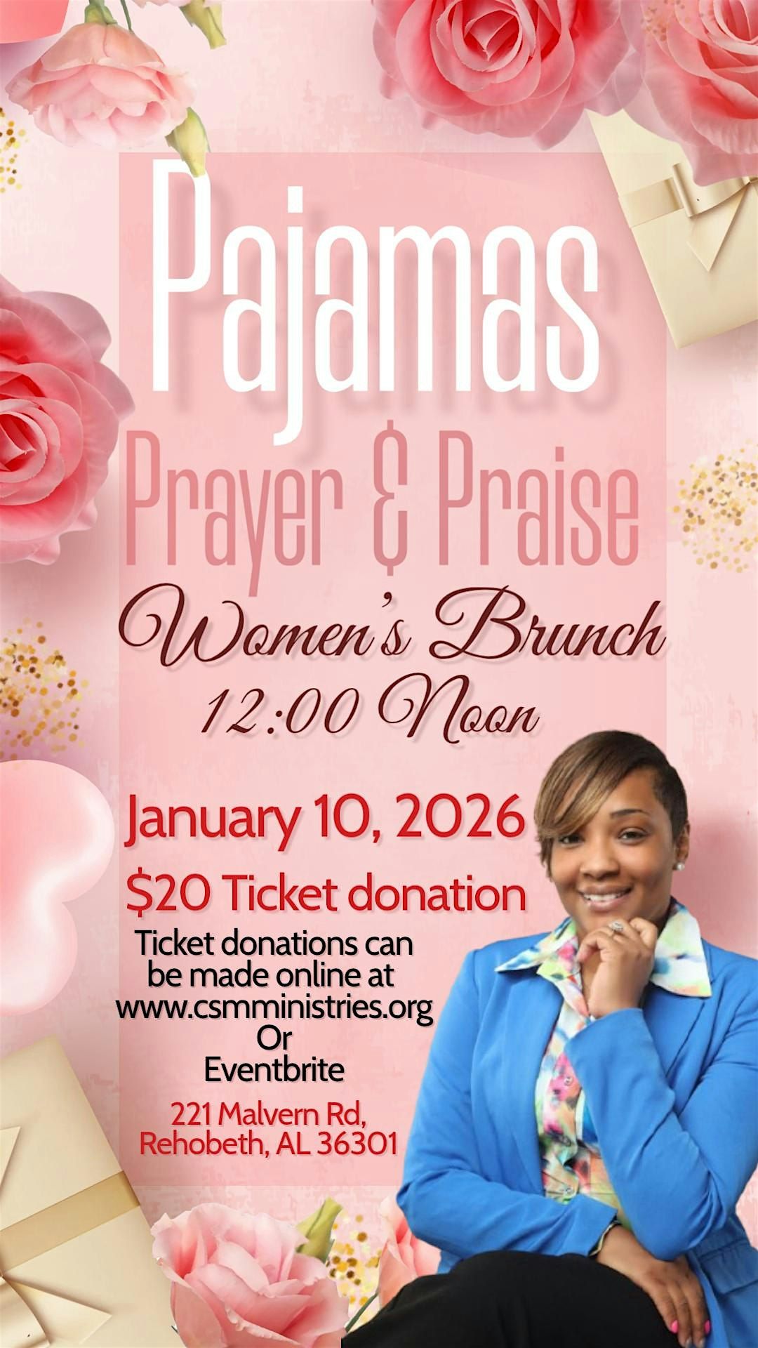 Pajamas , Prayer and Praise women’s brunch