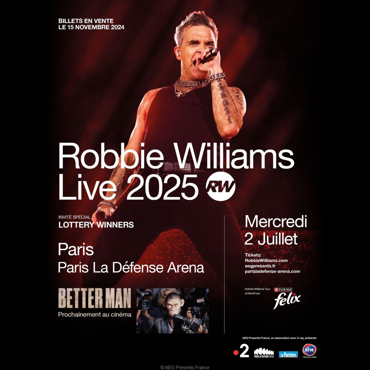 Robbie Williams Stockholm Tickets, 7 August | Event in Stockholm | AllEvents