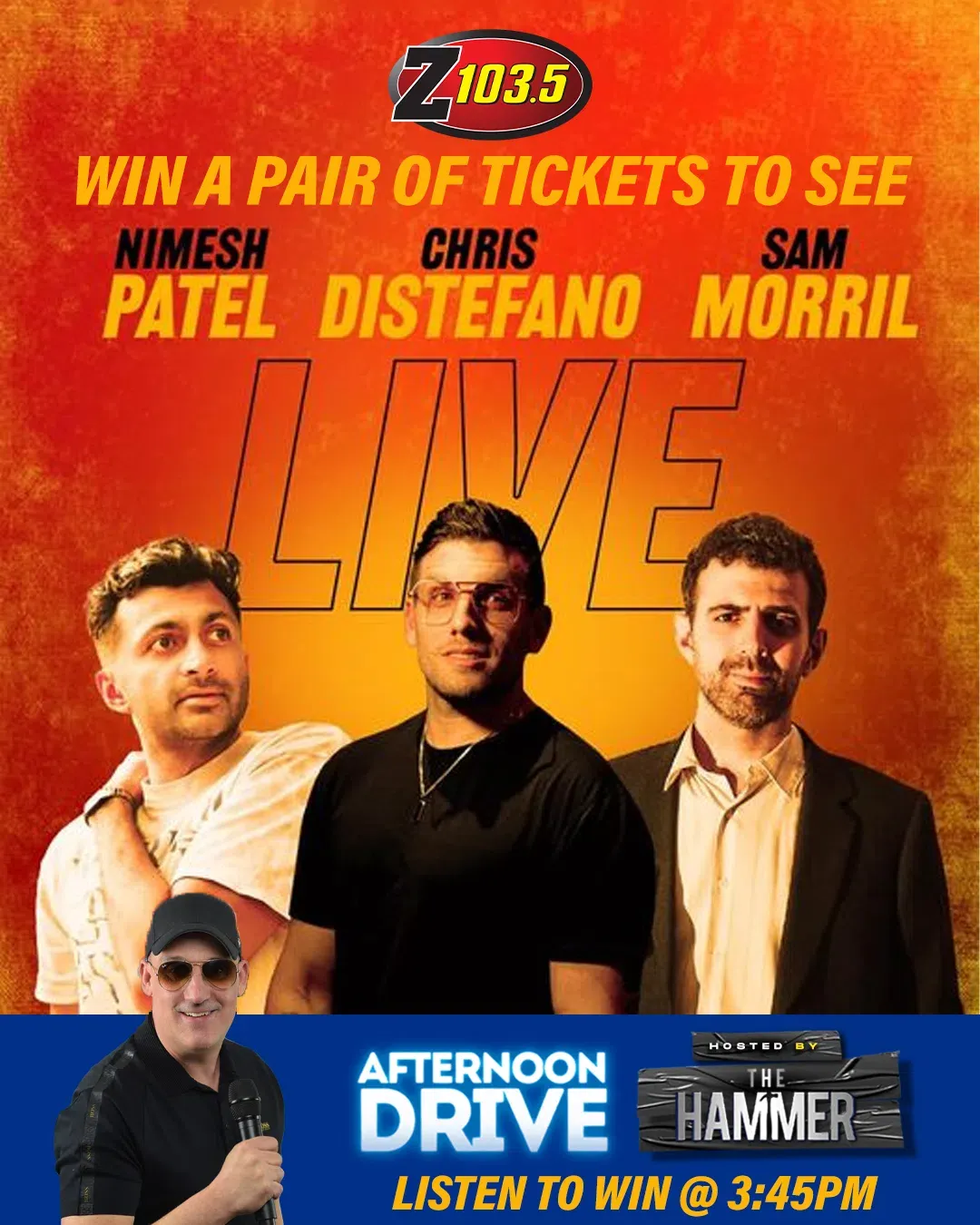 Chris Distefano at Warner Theatre - Washington DC, 29 May | Event in Washington | AllEvents