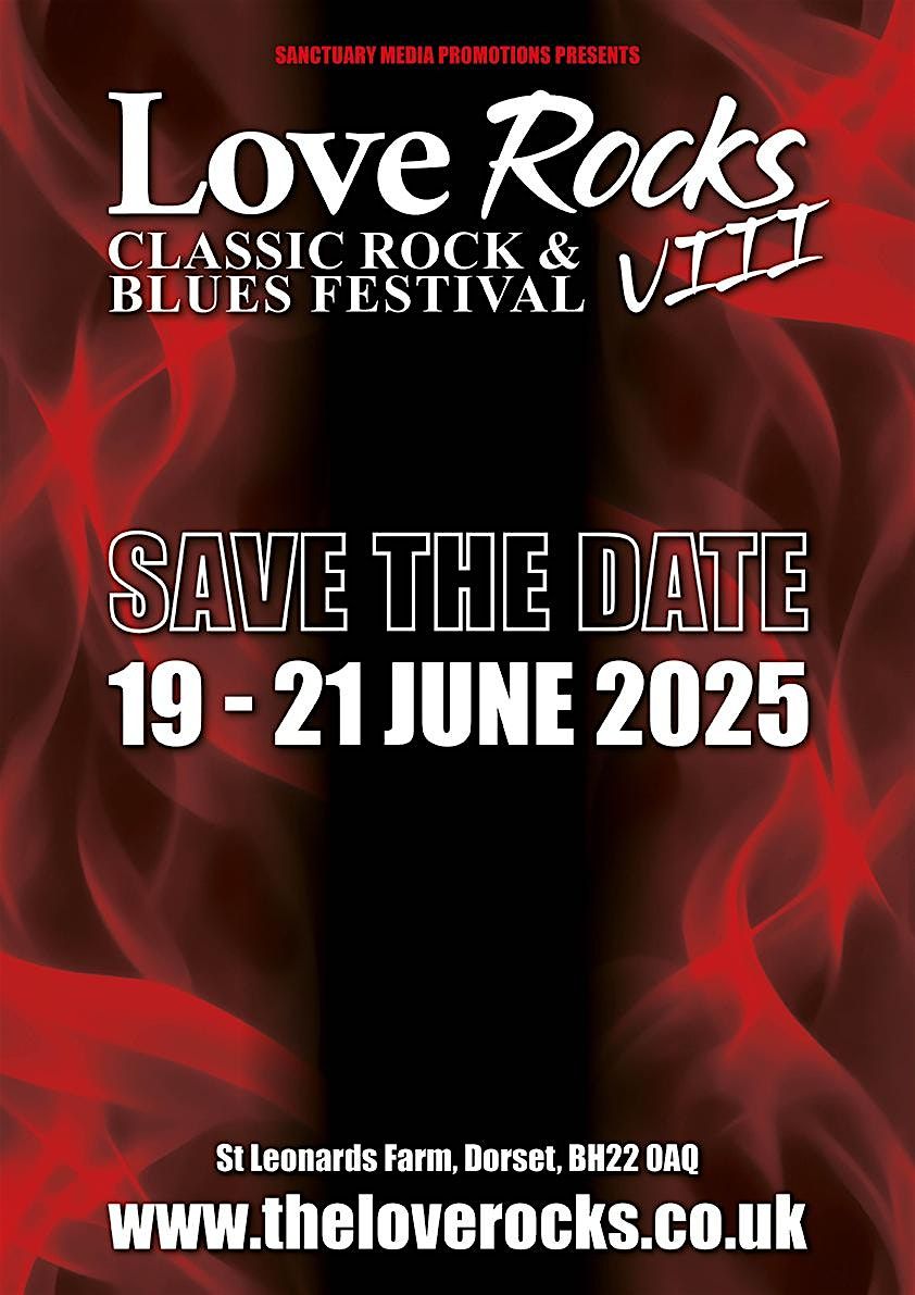Loverocks VIII - Classic Rock & Blues Festival - St Leonards Farm, Dorset, 19 June | Event in Ferndown