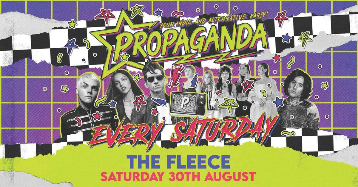 Propaganda - Your Indie &amp; Alternative Party!, 30 August | Event in Bristol | AllEvents