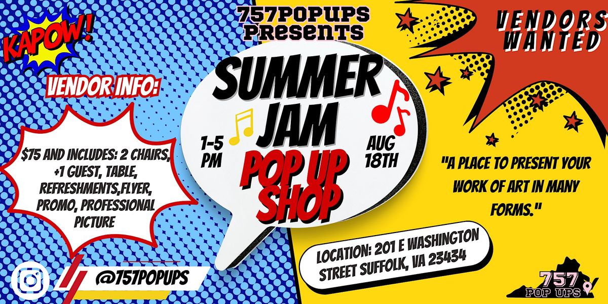 SUMMER JAM POP UP SHOP, GROWF Herbal Bar + Shop, Suffolk, 18 August 2023 AllEvents.in