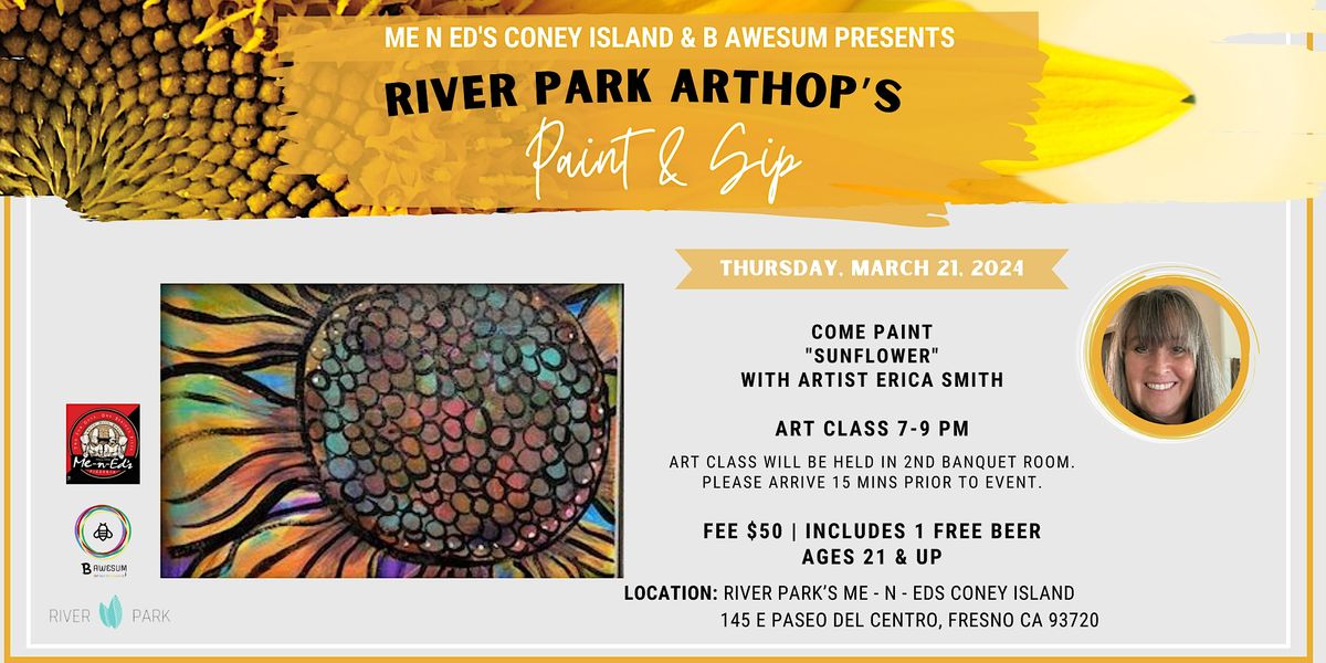 March Paint and Sip MenEds Coney Island at River Park, MenEd's