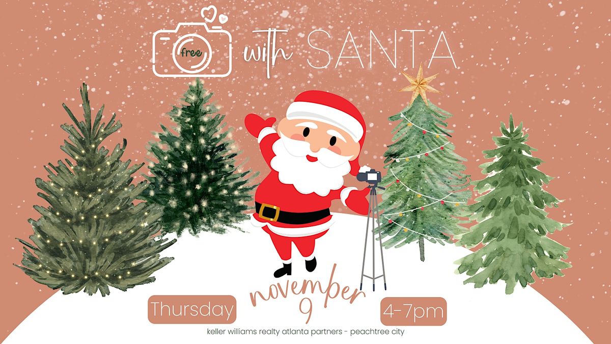 Photos with Santa, Keller Williams Realty Atlanta Partners Peachtree City, Commerce Drive