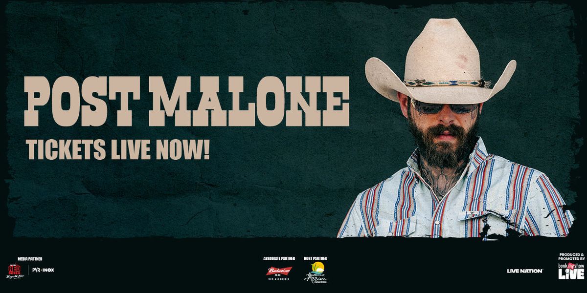 Post Malone Live In Guwahati, 8 December | Event in Guwahati | AllEvents