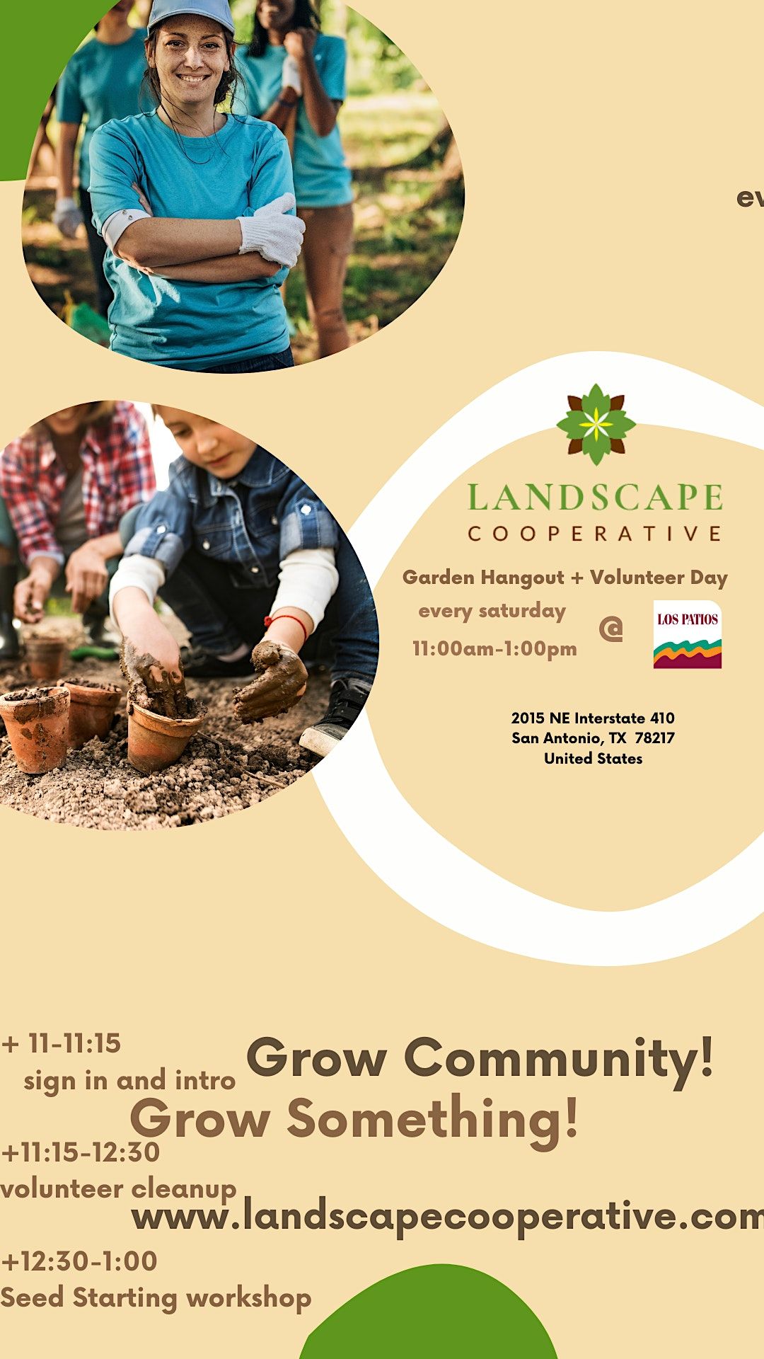 Garden Volunteer day at Los patios | Event in San Antonio | AllEvents