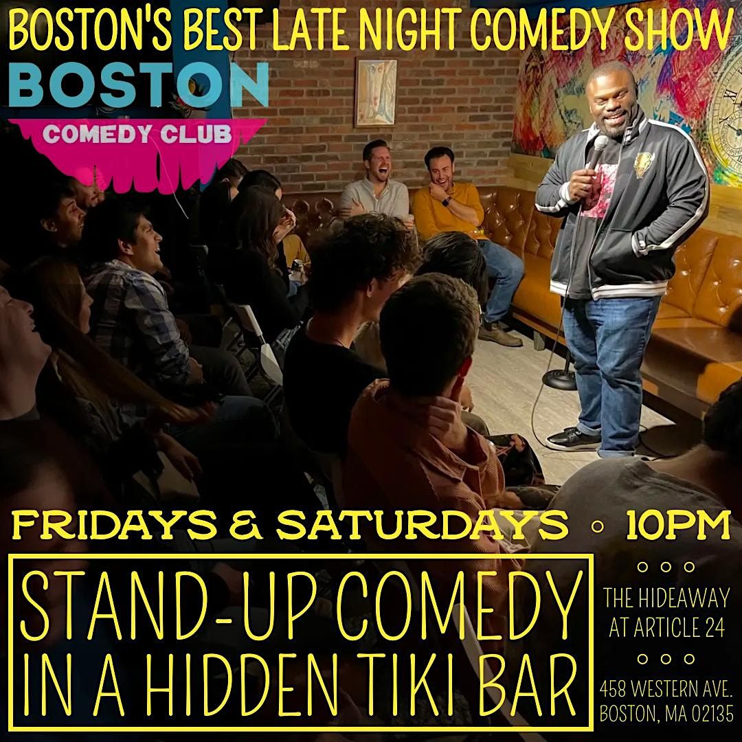 Sneaky Tiki StandUp Comedy in a Hidden Tiki Bar Fridays & Saturdays!, Article 24, Boston
