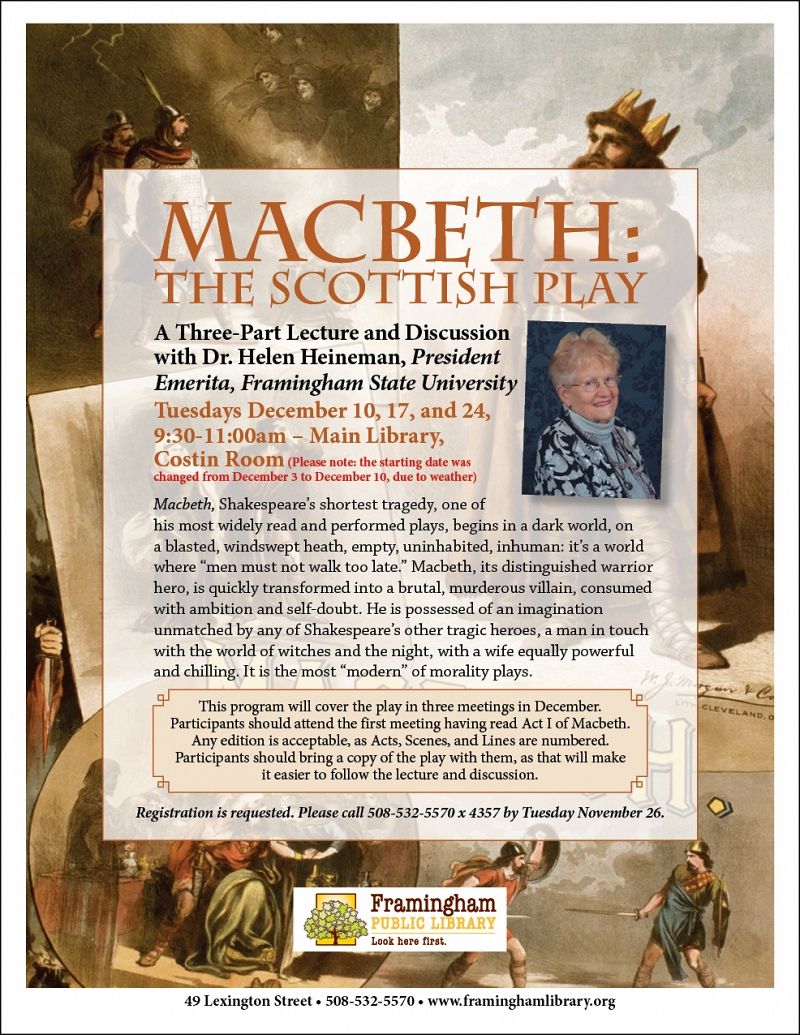 Macbeth - Discussion at Guthrie Theater - Wurtele Thrust Stage, 8 February | Event in Minneapolis | AllEvents