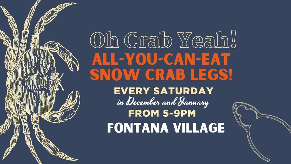 Oh Crab Yeah! , Fontana Village Resort & Marina, Tallassee, 9 December