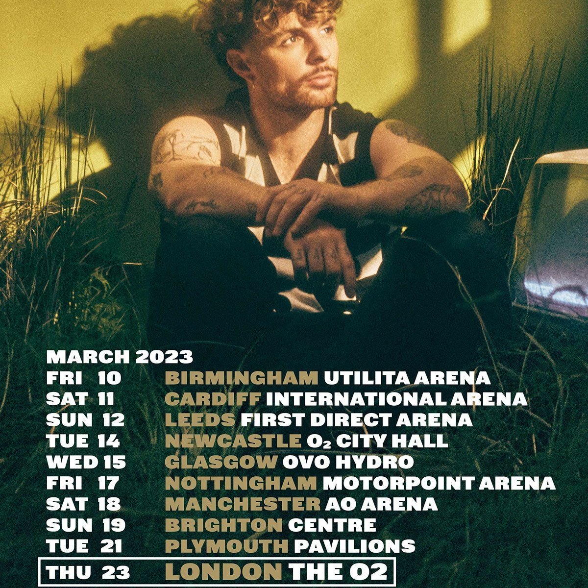 Tom Grennan Manchester Tickets, 19 September | Event in Manchester | AllEvents