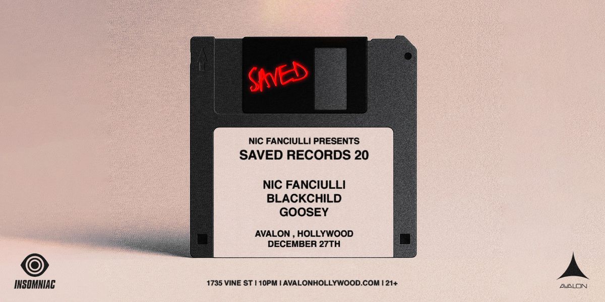 Nic Fanciulli at Avalon Hollywood, 27 December | Event in Hollywood | AllEvents