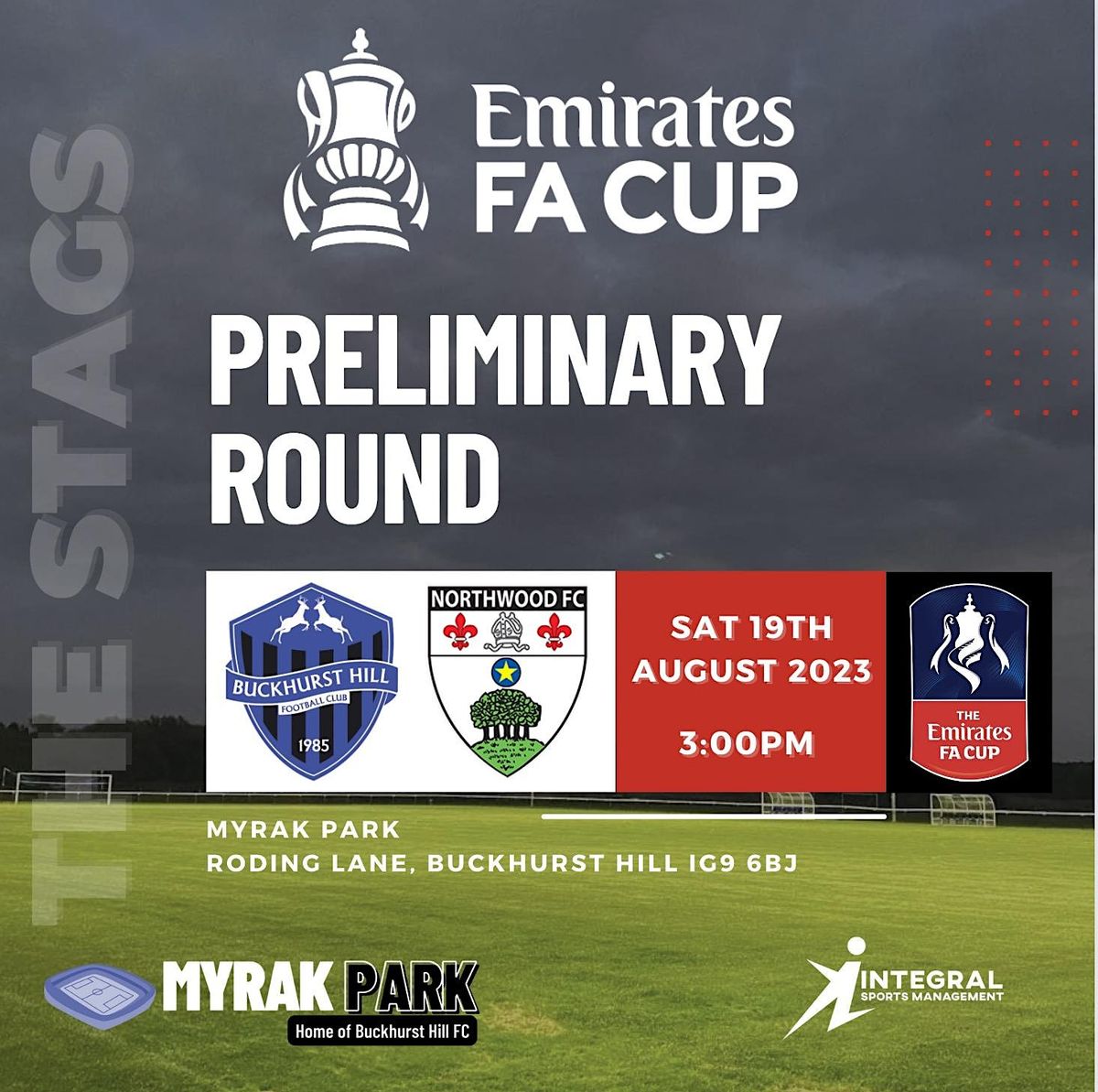 FA Cup Preliminary Round, Myrak Park, Buckhurst Hill, 19 September 2023
