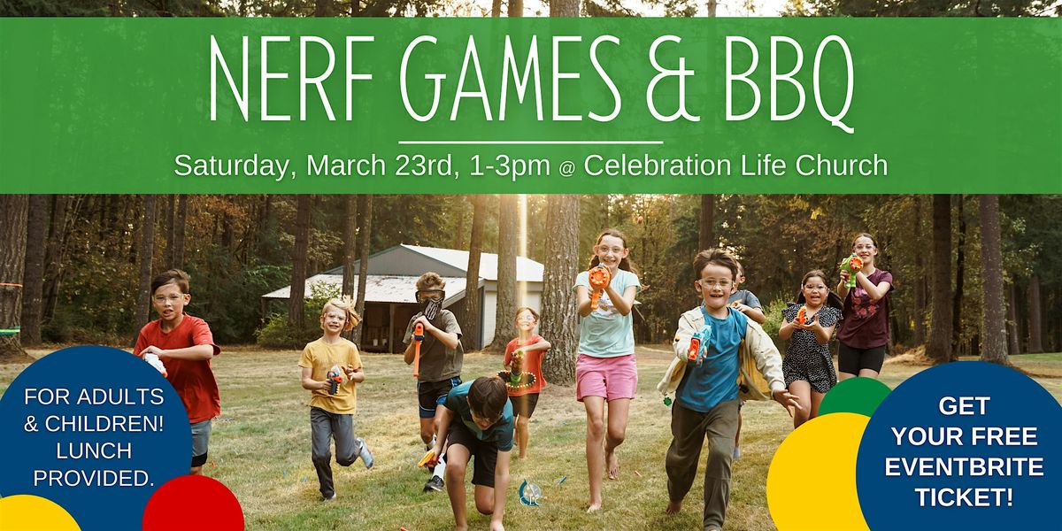Nerf Games & BBQ, Celebration Life Church, Surrey, March 23 2024