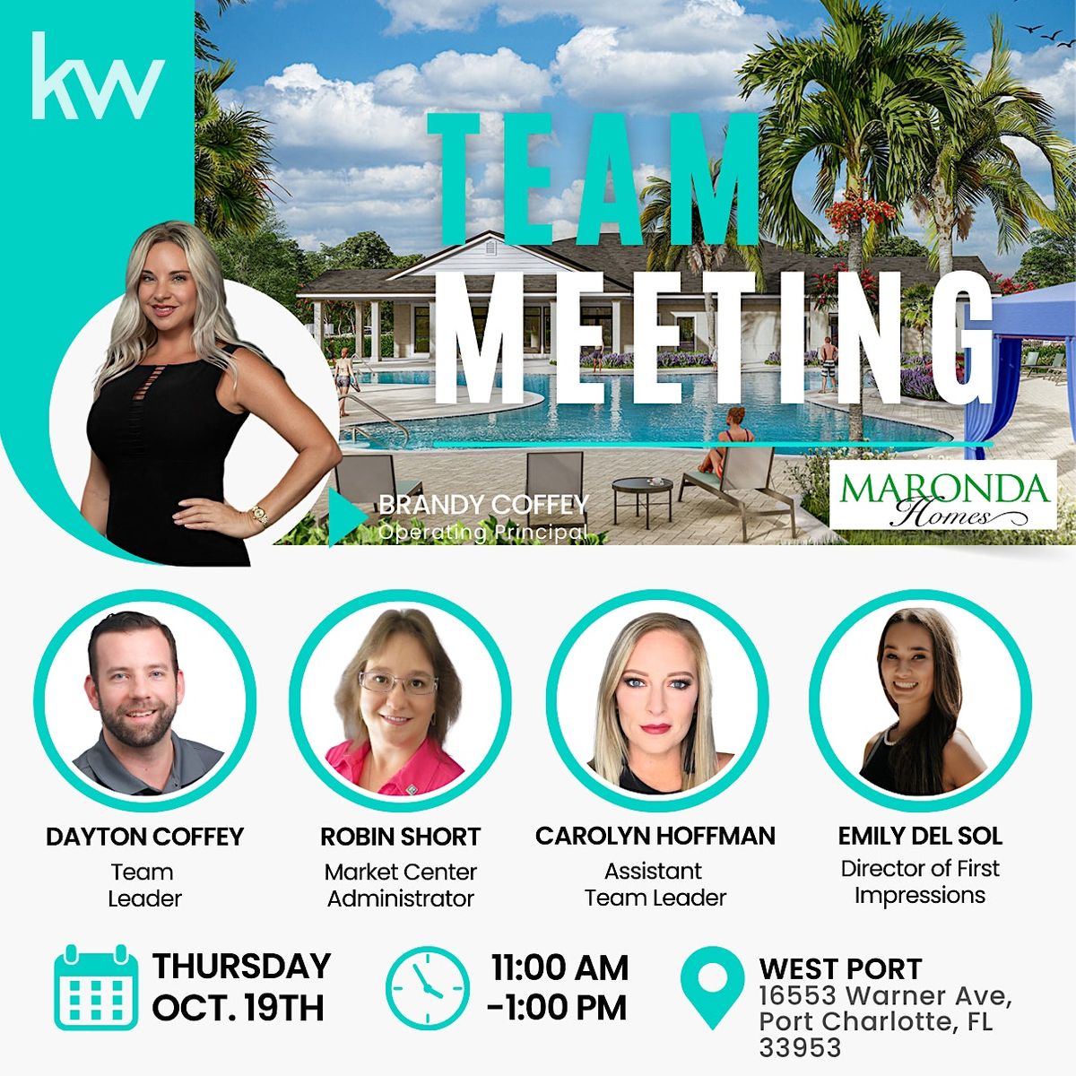 KWILRE Team Meeting!, West Port by Maronda Homes, Port Charlotte
