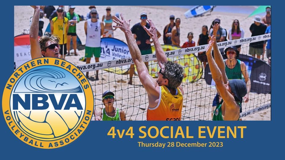 NBVA 4v4 Social Tournament, Manly Beach Volleyball Courts, Sydney