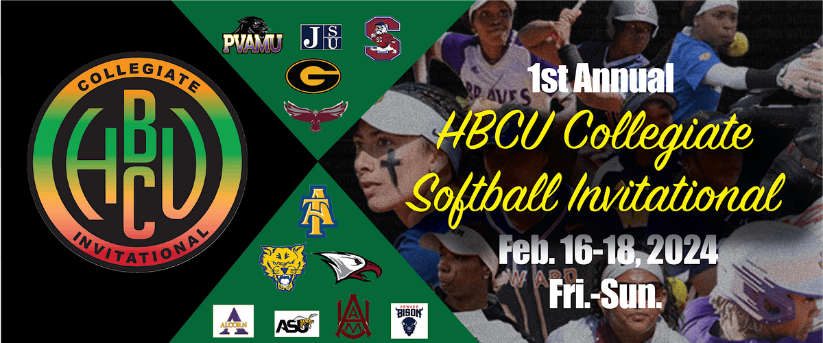 1st Annual HBCU COLLEGIATE SOFTBALL INVITATIONAL, Turner Lake Sports Complex Parks & Recreation