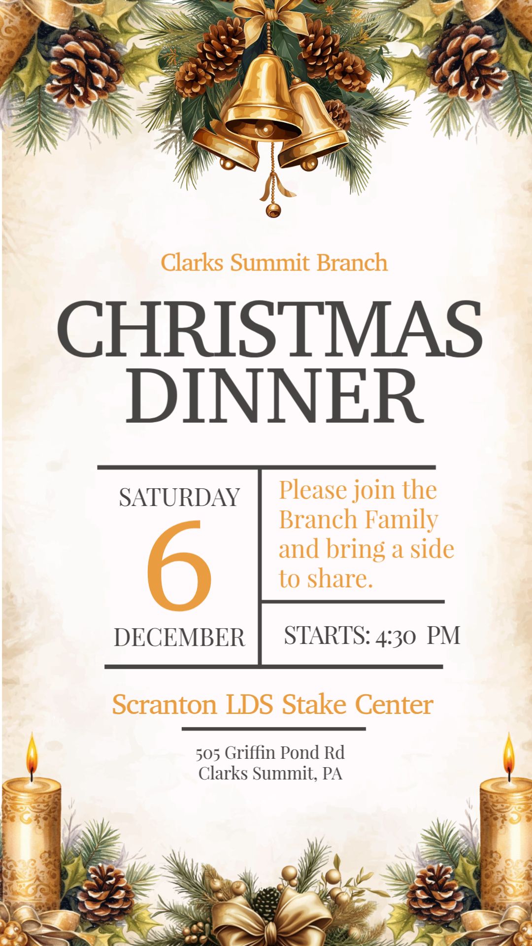 Branch Christmas Activity, 6 December | Event in Clarks Summit | AllEvents