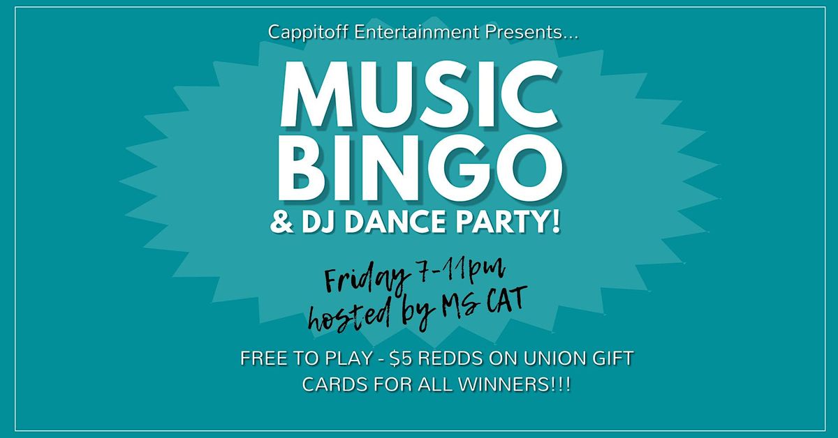 Friday Music Bingo & DJ Dance Party at Redds on Union, Redds On Union