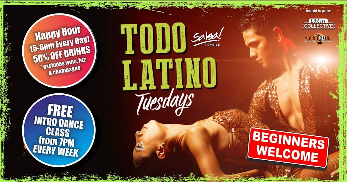 SALSA, BACHATA, KIZOMBA every TUESDAY! FREE CLASS, FREE BOOTH, FREE BUBBLES | Event in London | AllEvents