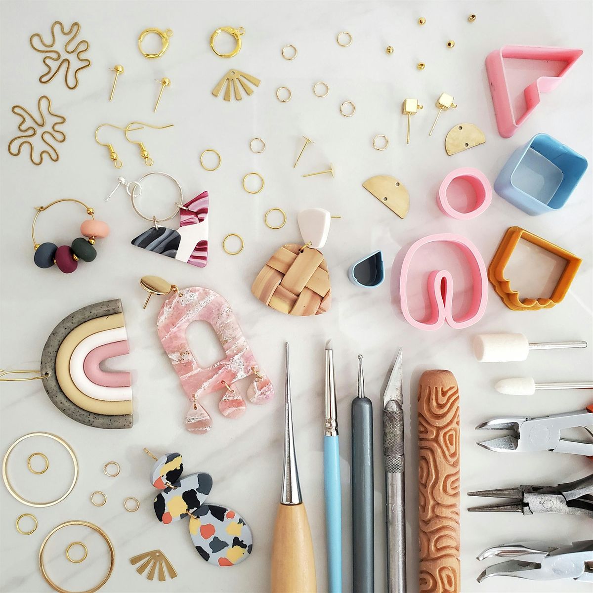 Polymer Clay Earrings with DewDrop Inc., Studio Mooi, Toronto