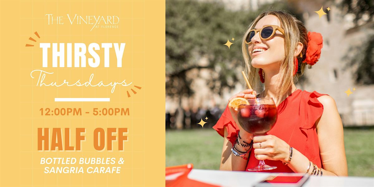 Thirsty Thursdays | Event in Florence | AllEvents