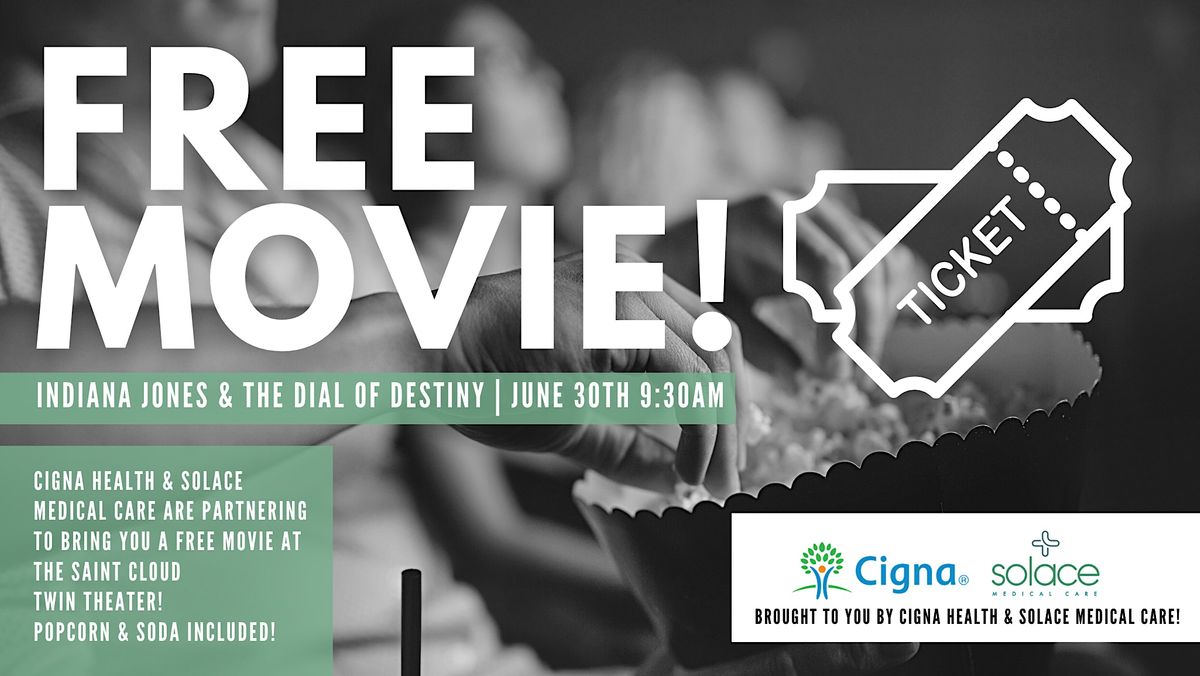 FREE MOVIE Indiana Jones & The Dial of Destiny!, St Cloud Twin, St