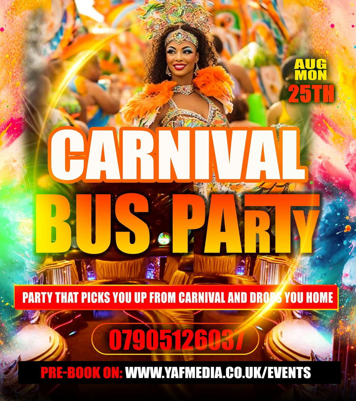 LONDON Carnival Bus After Party (Monday JAB), 25 August | Event in London | AllEvents