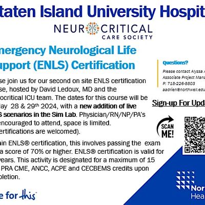 2024 Emergency Neurological Life Support (ENLS) Certification, Staten ...