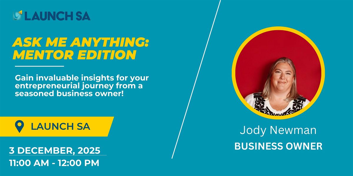 Ask Me Anything: Mentor Edition, 3 December | Event in San Antonio | AllEvents