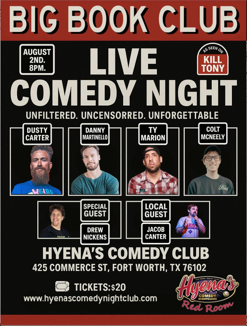 Danny Martinello at Hyenas Comedy Club, 29 August | Event in Albuquerque | AllEvents