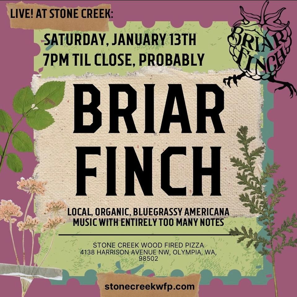 Briarfinch Second Saturdays at Stone Creek, Stone Creek Wood Fired