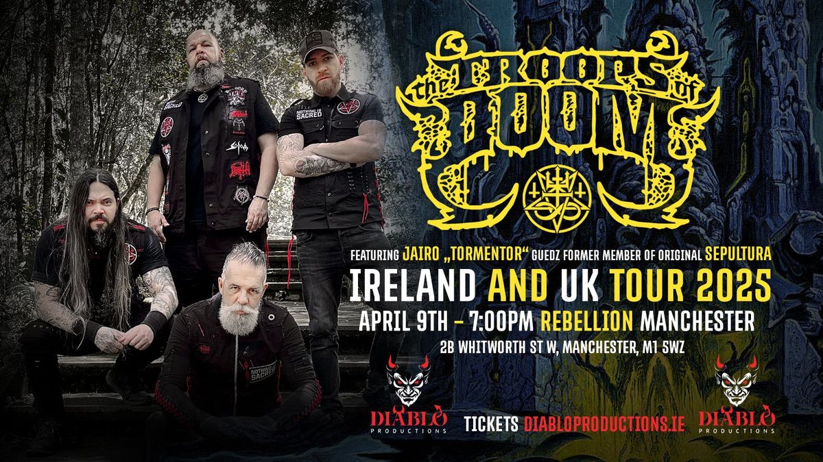 The Troops of Doom, 21 October | Event in Manchester | AllEvents