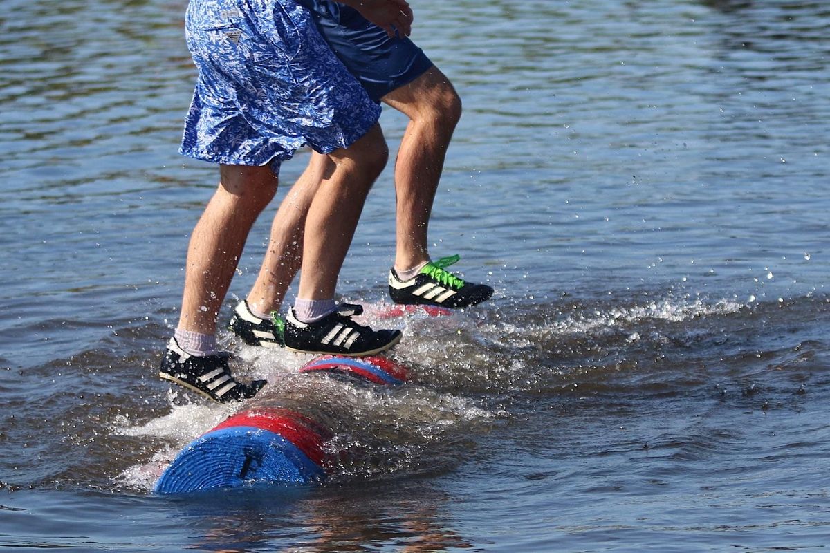 Try Log Rolling at Lumberjack Bowl, 15638 Co Rd B, Hayward, 2 August