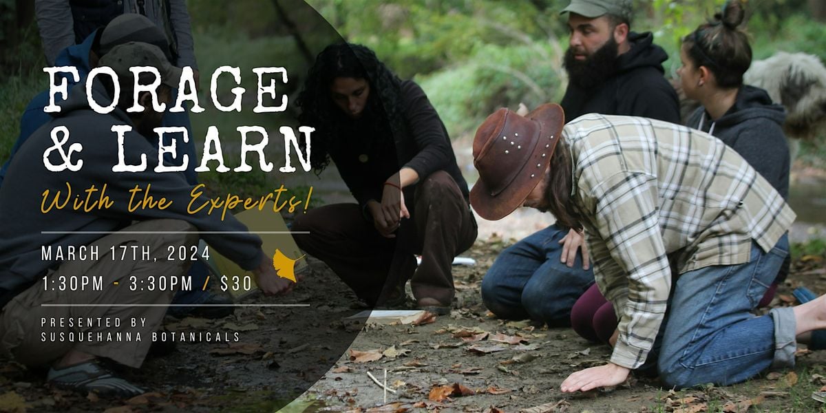 Forage & Learn, 17 March 2024 | AllEvents